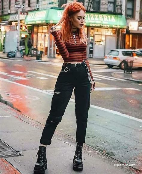 aesthetic grunge outfits|More.